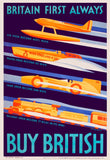 POSTCARD (Pack of 10): Buy British. ML0094