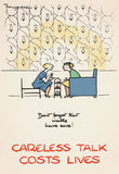 POSTCARD (Pack of 10): 'Don't Forget that Walls Have Ears!' ML0002