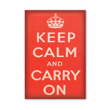 MAGNET (Pack of 10): Keep Calm And Carry On - Red. ML0108