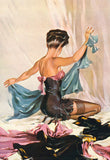 POSTCARD (Pack of 10): 'Tearing Off A Strip'. ML0037