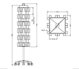 Postcard Floorstanding Spinner