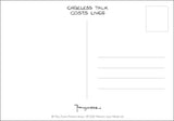 POSTCARD (Pack of 10): 'You Never Know Who's Listening!' ML0003