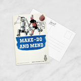 POSTCARD (Pack of 10): Make Do And Mend. GLMY234